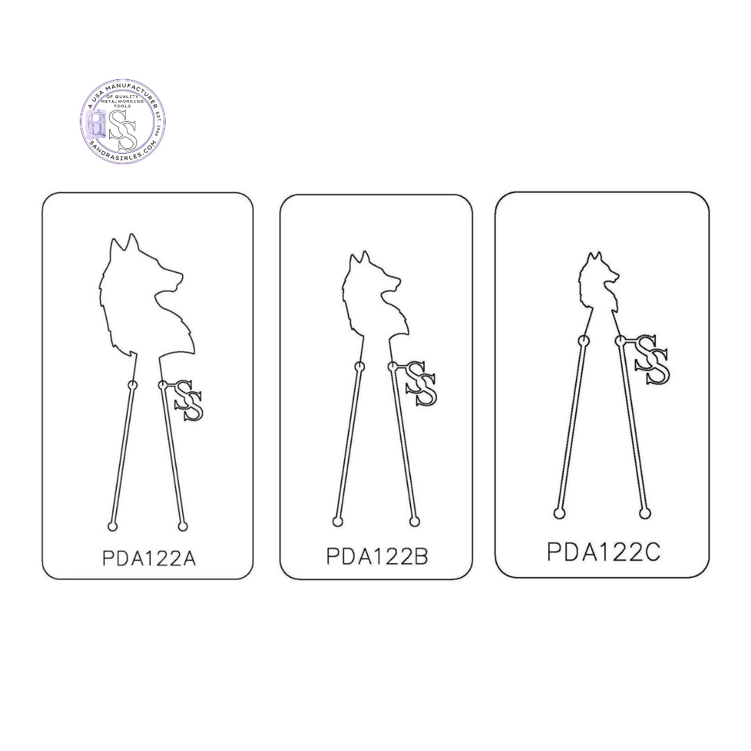 PANCAKE DIE PDA122 WOLF HEAD SIDE